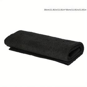 1pc Thickened Magic Cleaning Cloth For Countertop Window Glass, Cleaning Tool For Home Car Boat, Kitchen Accessories (Color: Black, size: 30cmx30cm)